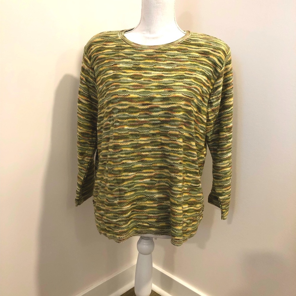 Alfred Dunner multi colored sweater